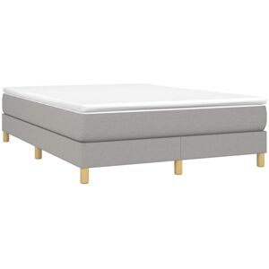 Bettgestell Ohne Matratze Hellgrau 140x190 Cm Stoff Vidaxl Bettgestell Ohne Matratze Hellgrau 140x190 Cm Stoff Vidaxl
