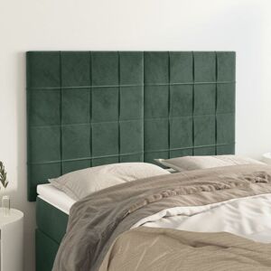 Kopfteile 4 Stk. Dunkelgrün 72x5x78/88 Cm Samt Vidaxl Kopfteile 4 Stk. Dunkelgrün 72x5x78/88 Cm Samt Vidaxl