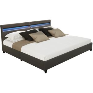 Led Bett Mit Schubladen Nube - 200 X 200 Cm Farbe: Dunkelgrau, Ausführung: Ohne Matratze Familienbett Bett Led-bett Bett-inklusive-schubladen - Home Deluxe Led Bett Mit Schubladen Nube - 200 X 200 Cm Farbe: Dunkelgrau, Ausführung: Ohne Matratze Familienbett Bett Led-bett Bett-inklusive-schubladen - Home Deluxe