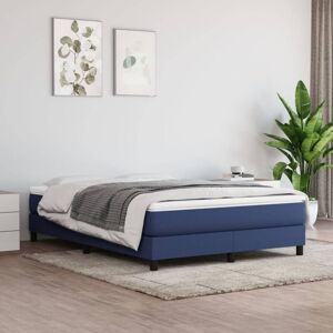 Taschenfederkernmatratze Blau 140x190x20 Cm Stoff - Vidaxl Taschenfederkernmatratze Blau 140x190x20 Cm Stoff - Vidaxl