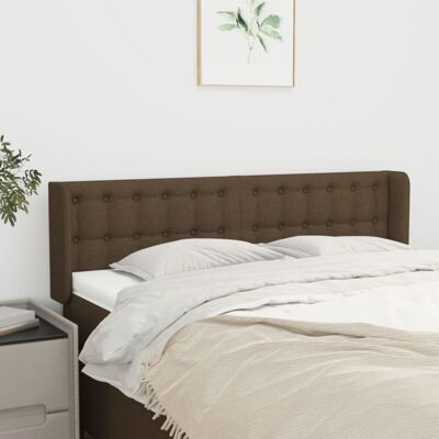 vidaXL Kopfteil mit Ohren Dunkelbraun - Headboard vidaXL Kopfteil mit Ohren Dunkelbraun - Headboard