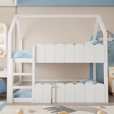 SANS MARQUE Kinder-etagenbett – 204x95x181,5 Cm – 50 Kg – Aus Holz – Multifunktionales Kinderbett Mit – Hochbett-design – Dieses – Durchdachtes Sicherheitskonzept SANS MARQUE Kinder-etagenbett – 204x95x181,5 Cm – 50 Kg – Aus Holz – Multifunktionales Kinderbett Mit – Hochbett-design – Dieses – Durchdachtes Sicherheitskonzept