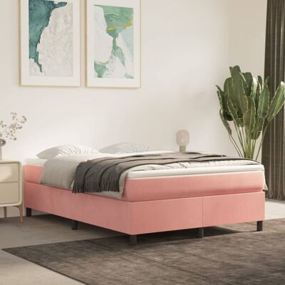 MAISONCHIC Modell 140x200cm Samtpos Pink Bett - Bett MAISONCHIC Modell 140x200cm Samtpos Pink Bett - Bett