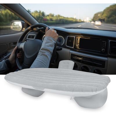 HEAT Aufblasbares Autobett Aus Pvc Mit Pumpe, Rücksitz-matratze, Camping-schlafsack, Silbernes Luftbett HEAT Aufblasbares Autobett Aus Pvc Mit Pumpe, Rücksitz-matratze, Camping-schlafsack, Silbernes Luftbett