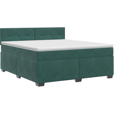 Boxspringbett Mit Matratze Dunkelgrün 140 X 190 Cm Samt Vidaxl Boxspringbett Mit Matratze Dunkelgrün 140 X 190 Cm Samt Vidaxl