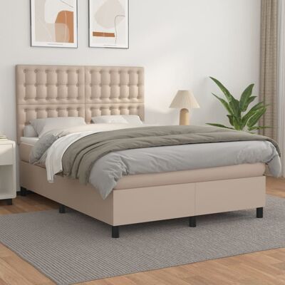 vidaXL - Modell 193 x 144 x 118/128 cm - Langlebiges Kunstlederbett vidaXL - Modell 193 x 144 x 118/128 cm - Langlebiges Kunstlederbett