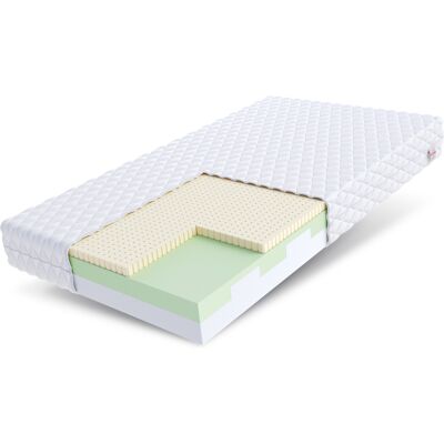 FDM Matratze Bitonto Kaltschaum Latex Hr Schaum 7 Zonen 180x200 H2/h3 15 Cm Jersey FDM Matratze Bitonto Kaltschaum Latex Hr Schaum 7 Zonen 180x200 H2/h3 15 Cm Jersey