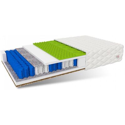 FDM Matratze 180x200 Taschenfederkern Vasto 7 Zonen H3 H4 20 Cm Kokos Hr Schaum Klimafaser Polyurethanschaum Jersey FDM Matratze 180x200 Taschenfederkern Vasto 7 Zonen H3 H4 20 Cm Kokos Hr Schaum Klimafaser Polyurethanschaum Jersey