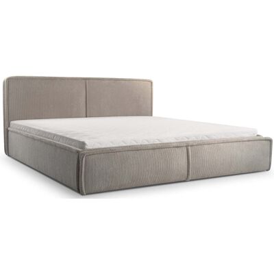 Selsey Cordo - Polsterbett Mit Bettkasten, Dunkelbrauner Cordstoff, 140x200 Cm Selsey Cordo - Polsterbett Mit Bettkasten, Dunkelbrauner Cordstoff, 140x200 Cm