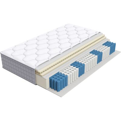 KELLANY Taschenfederkernmatratze 25 Cm Hoch, 7-zonen Federkernmatratze, Ergonomische Matratze,taschenfederkern Härtegrad H3, 90x200cm Und Vielen Weiteren Größen Erhältlich. KELLANY Taschenfederkernmatratze 25 Cm Hoch, 7-zonen Federkernmatratze, Ergonomische Matratze,taschenfederkern Härtegrad H3, 90x200cm Und Vielen Weiteren Größen Erhältlich.