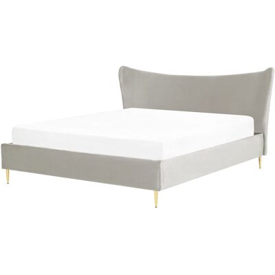 Beliani Chaleix Super King Samtbett - Moderner Glam-Stil Beliani Chaleix Super King Samtbett - Moderner Glam-Stil