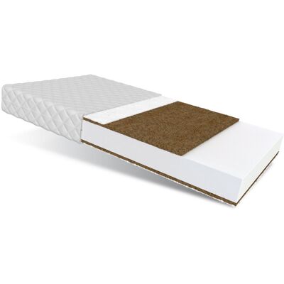 Fdm - Matratze 60x120 Cm Kaltschaum Baby Coco 2 Kokos Duo Klimafaser Polyurethanschaum H3 9 Cm Fdm - Matratze 60x120 Cm Kaltschaum Baby Coco 2 Kokos Duo Klimafaser Polyurethanschaum H3 9 Cm
