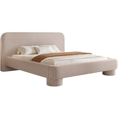 Selsey Fredo - Polsterbett Mit Bettkasten, Geflecht Beige, 180x200 Cm Selsey Fredo - Polsterbett Mit Bettkasten, Geflecht Beige, 180x200 Cm