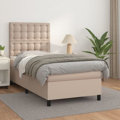 vidaXL Bett mit verstellbarem Kopfteil - 80x200 cm - Bett vidaXL Bett mit verstellbarem Kopfteil - 80x200 cm - Bett