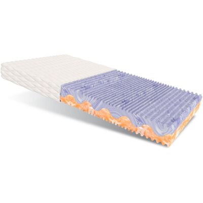 Fdm - Matratze Bella Kaltschaum 7 Zonen Solid Orange Revine Purple Schaum 180x200 21 Cm H3 Jersey Fdm - Matratze Bella Kaltschaum 7 Zonen Solid Orange Revine Purple Schaum 180x200 21 Cm H3 Jersey