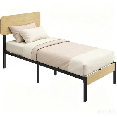 OEM Bettgestell 90 X 200 Cm Mit Kopfteil, Plattformbett, Einzelbett Mit Stauraum Unter Dem Bett OEM Bettgestell 90 X 200 Cm Mit Kopfteil, Plattformbett, Einzelbett Mit Stauraum Unter Dem Bett