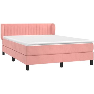 vidaXL Bett mit Pocketfederkern - Rosa - Bett vidaXL Bett mit Pocketfederkern - Rosa - Bett