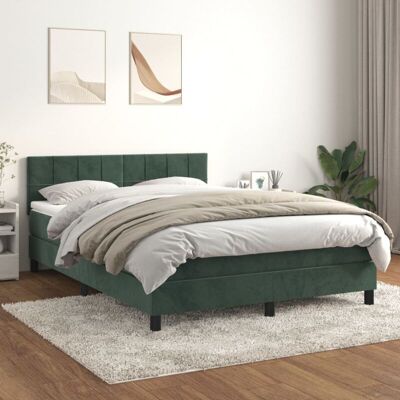 Maisonchic Modell 379252 Dunkelgrünes Samtbetten Boxspringbett Maisonchic Modell 379252 Dunkelgrünes Samtbetten Boxspringbett