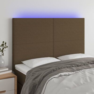 vidaXL Kopfteil mit LED - 144x5x118/128 cm vidaXL Kopfteil mit LED - 144x5x118/128 cm