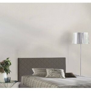 Bettkopfteil Cleo, Kopfteil aus Kunstleder an der Wand, 100% Made in Italy, geeignet für ein Queen-Size-Bett, Cm 130x60, Turteltaube - Talamo Italia