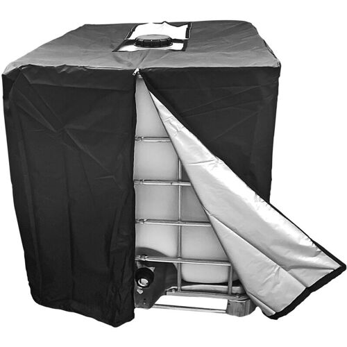 Kestek IBC Container Abdeckplane, 1000 Ltr. schwarz, Oxford 420D, Wasserdicht
