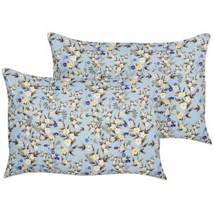 Beliani VALLORIA Blaue Gartenkissen - Outdoor Cushions Beliani VALLORIA Blaue Gartenkissen - Outdoor Cushions