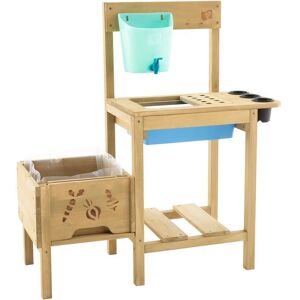 Tp Toys - Holz Pflanztisch Grow Up Kinder Hochbeet & Matschküche Natur 88x83x34 Cm Tp Toys - Holz Pflanztisch Grow Up Kinder Hochbeet & Matschküche Natur 88x83x34 Cm