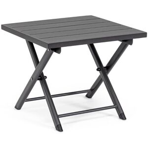 HELLIN Bizzotto Faltbarer Gartentisch Taylor Grau 44x43x36 HELLIN Bizzotto Faltbarer Gartentisch Taylor Grau 44x43x36