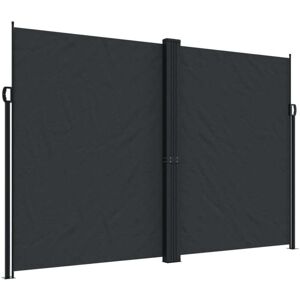 Vidaxl Retractable Side Awning Black 220x1000 Cm Vidaxl Retractable Side Awning Black 220x1000 Cm