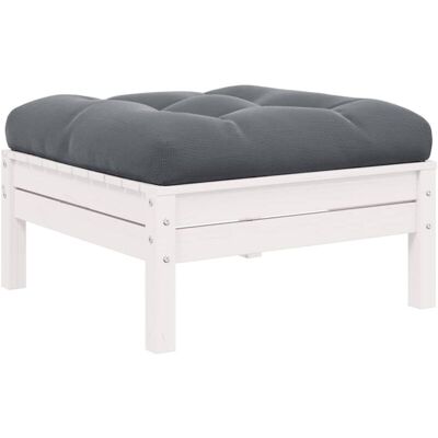 Maisonchic Gartenhocker - Modulares Kiefernholz Sitz mit Polster Maisonchic Gartenhocker - Modulares Kiefernholz Sitz mit Polster