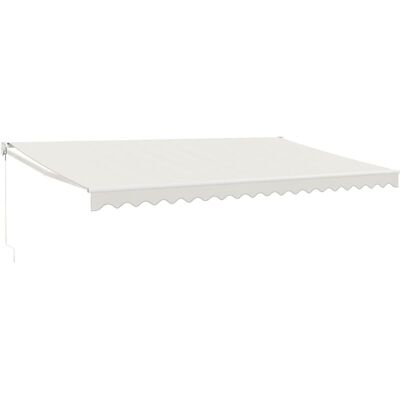 Markise Einziehbar Creme 5x3 M Stoff Und Aluminium Vidaxl Markise Einziehbar Creme 5x3 M Stoff Und Aluminium Vidaxl
