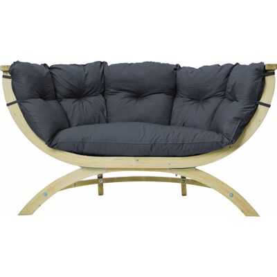 Loungesofa Siena Due Anthracite Inkl. Sitzkissen Ca. 171,5 X 94 X 67cm Für Haus Und Garten - Amazonas Loungesofa Siena Due Anthracite Inkl. Sitzkissen Ca. 171,5 X 94 X 67cm Für Haus Und Garten - Amazonas