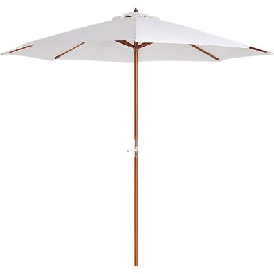 Outsunny Holz Sonnenschirm Holzschirm Gartenschirm Balkonschirm 2,5m Creme Outsunny Holz Sonnenschirm Holzschirm Gartenschirm Balkonschirm 2,5m Creme