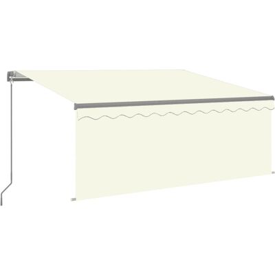 MAISONCHIC Retractable Sun Awning - 3,5x2,5m - Crema MAISONCHIC Retractable Sun Awning - 3,5x2,5m - Crema