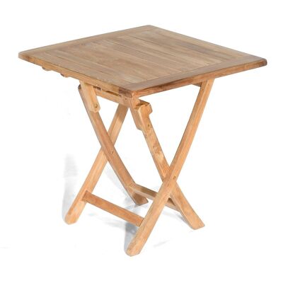 Müsing Gartentisch Sunny Smart Perth - Wetterfest Klappbar Teak 80x80x75cm Müsing Gartentisch Sunny Smart Perth - Wetterfest Klappbar Teak 80x80x75cm