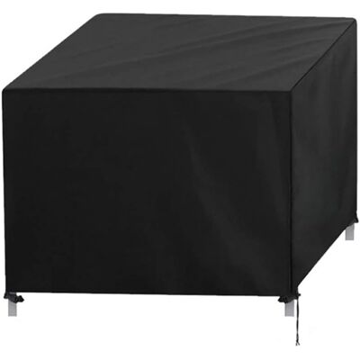 GROOFOO Gartenmöbelabdeckung, Rechteckige Schutzhülle, 420d-plane, Wasserdicht, Wetterfest, Für Gartenstühle Und -möbel, Schwarz, 150 X 130 X 90 Cm GROOFOO Gartenmöbelabdeckung, Rechteckige Schutzhülle, 420d-plane, Wasserdicht, Wetterfest, Für Gartenstühle Und -möbel, Schwarz, 150 X 130 X 90 Cm