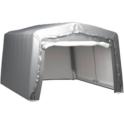 vidaXL Stahlgraues Aufbewahrungstent 370x370 cm - Outdoor vidaXL Stahlgraues Aufbewahrungstent 370x370 cm - Outdoor