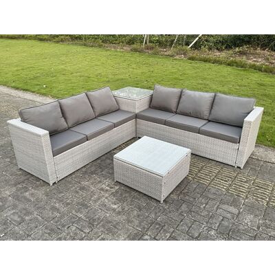 Fimous 6-Sitzer Gartenecksofa - Outdoor Gartenmöbel Fimous 6-Sitzer Gartenecksofa - Outdoor Gartenmöbel