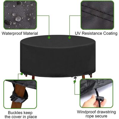 OEM Gartenmöbelabdeckung Schutzhülle Für Runden Tisch Wasserdichte Gartenmöbelabdeckung 180 X 90 Cm Oxford 210d Schutzhülle Für Gartentische Schwarz OEM Gartenmöbelabdeckung Schutzhülle Für Runden Tisch Wasserdichte Gartenmöbelabdeckung 180 X 90 Cm Oxford 210d Schutzhülle Für Gartentische Schwarz