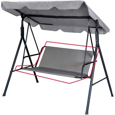 BOBYPET Gartenschaukelsitzbezug, Gartenstuhlbezug, Schaukelsitzbezug, 2- Und 3-sitzer (grau, 138 X 50 X 50 Cm) BOBYPET Gartenschaukelsitzbezug, Gartenstuhlbezug, Schaukelsitzbezug, 2- Und 3-sitzer (grau, 138 X 50 X 50 Cm)