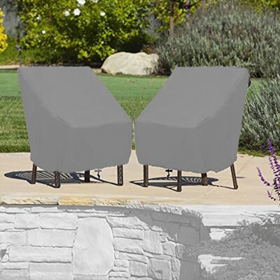 HEAT Wasser- Und Staubdichte Schutzhülle Für Stuhl Und Sofa, Für Garten Und Terrasse, Grau, Wetterbeständig. HEAT Wasser- Und Staubdichte Schutzhülle Für Stuhl Und Sofa, Für Garten Und Terrasse, Grau, Wetterbeständig.