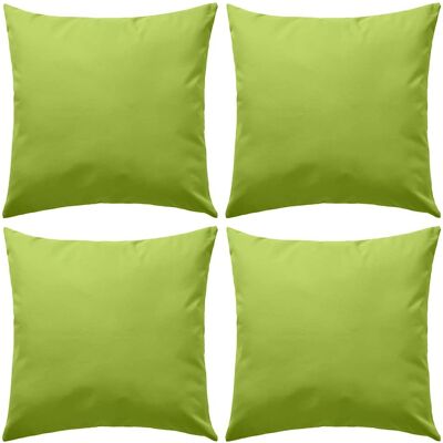 vidaXL Gartenkissen 4 Stück 45x45 cm apfelgrün - Gartenkissen vidaXL Gartenkissen 4 Stück 45x45 cm apfelgrün - Gartenkissen