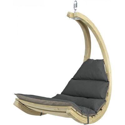Amazonas - Schwebesessel Swing Chair Anthracite Hängesessel Inkl. Sitzkissen Und Schwingfeder Amazonas - Schwebesessel Swing Chair Anthracite Hängesessel Inkl. Sitzkissen Und Schwingfeder