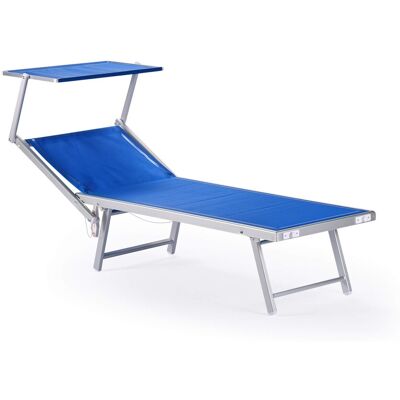 MOBILI REBECCA Rebecca Mobili Liegestuhl Sonnenliege Blau Aluminium Textilene Strand Balkon 38x186x61 MOBILI REBECCA Rebecca Mobili Liegestuhl Sonnenliege Blau Aluminium Textilene Strand Balkon 38x186x61