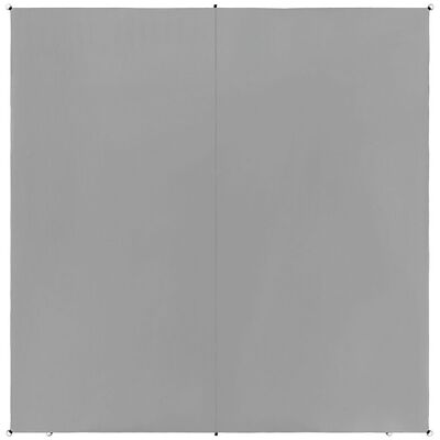 Beliani Outdoor Garten Sonnensegel Sonnenschutz - 3x3m UV-resistent Grau Beliani Outdoor Garten Sonnensegel Sonnenschutz - 3x3m UV-resistent Grau