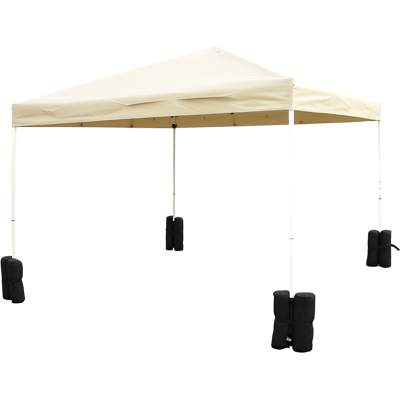 Pavillon Standfuß Für Faltpavillon Partyzelt Festzelt 4 Stück 4er-set Schwarz Neu - Outsunny Pavillon Standfuß Für Faltpavillon Partyzelt Festzelt 4 Stück 4er-set Schwarz Neu - Outsunny
