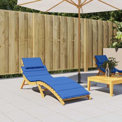 Vidaxl Sun Lounger Cushion Royal Blue 186x58x4cm Oxford Fabric Vidaxl Sun Lounger Cushion Royal Blue 186x58x4cm Oxford Fabric