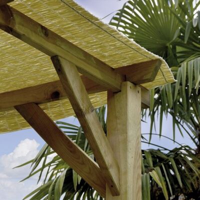VERDELOOK - Gazebo Pergola 3x3 - Holz - 3x3 m - Gazebo VERDELOOK - Gazebo Pergola 3x3 - Holz - 3x3 m - Gazebo