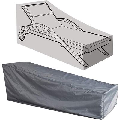 GROOFOO Schutzhülle Für Gartenstühle, Atmungsaktiv, Wasserdicht, 210d Oxford-gewebe, 210 × 75 × 40 × 80 Cm, Grau GROOFOO Schutzhülle Für Gartenstühle, Atmungsaktiv, Wasserdicht, 210d Oxford-gewebe, 210 × 75 × 40 × 80 Cm, Grau