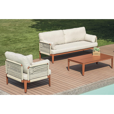 Set Bestehend Aus 3-sitzigem Sofa, 2 Beigen Sesseln Und Couchtisch Maligi Home Mg-gemma Beige Set Bestehend Aus 3-sitzigem Sofa, 2 Beigen Sesseln Und Couchtisch Maligi Home Mg-gemma Beige